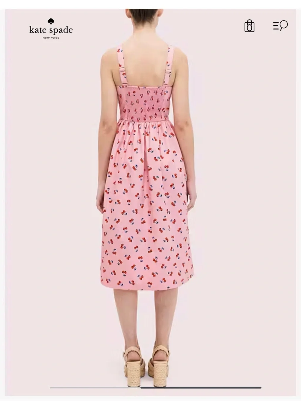 kate spade sleeveless midi